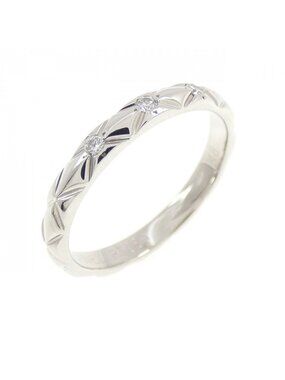 Chanel Diamond Ring Silver